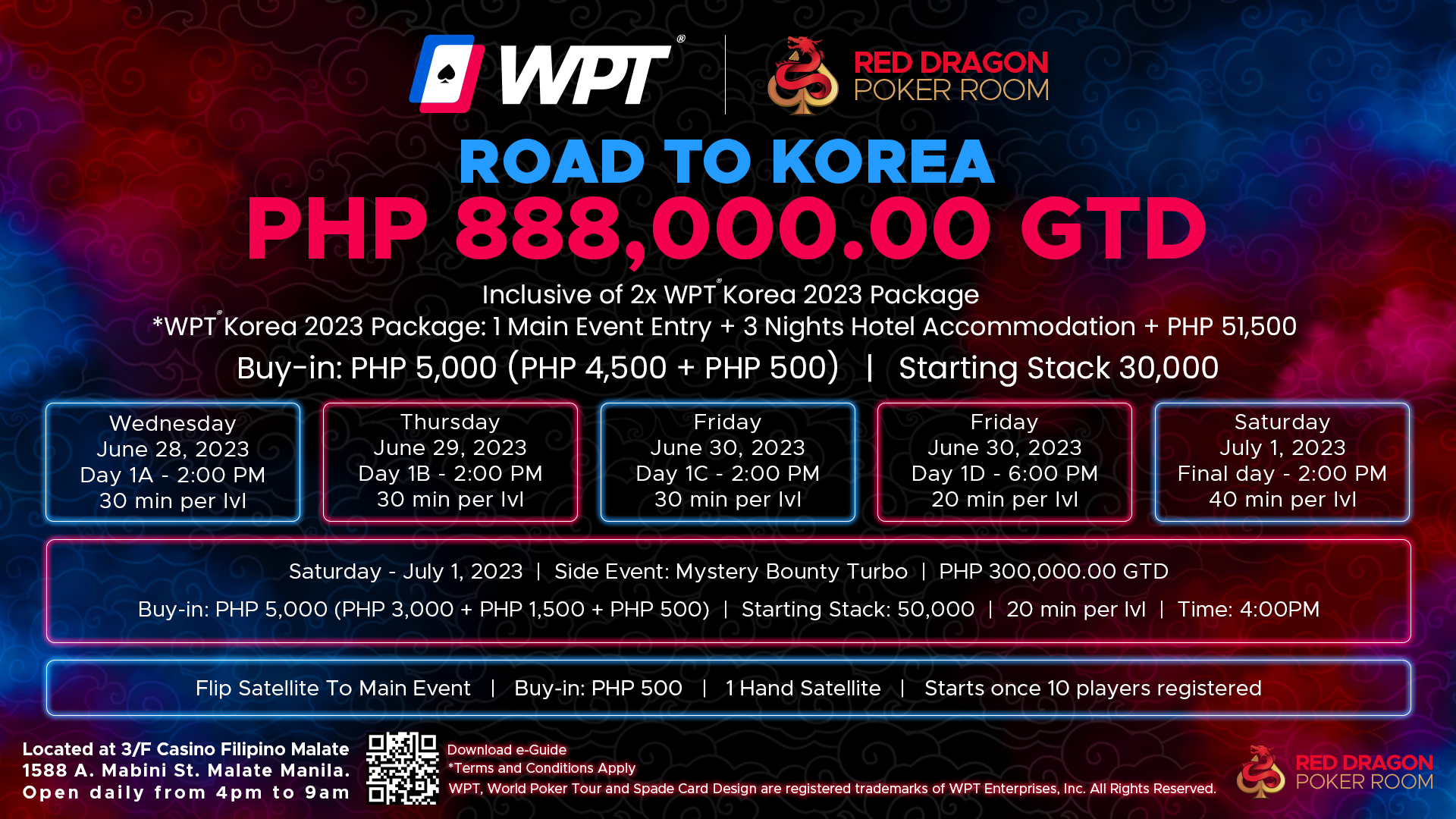 Red Dragon Poker Room Jacket Promo